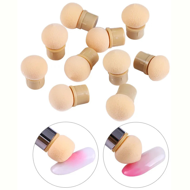 Round Sharp Head Sponge Heads  – Blush Brush Kabuki recenzja i cena