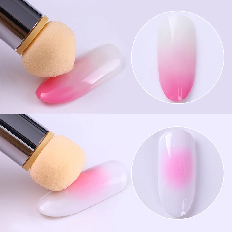 Round Sharp Head Sponge Heads  – Blush Brush Kabuki recenzja i cena