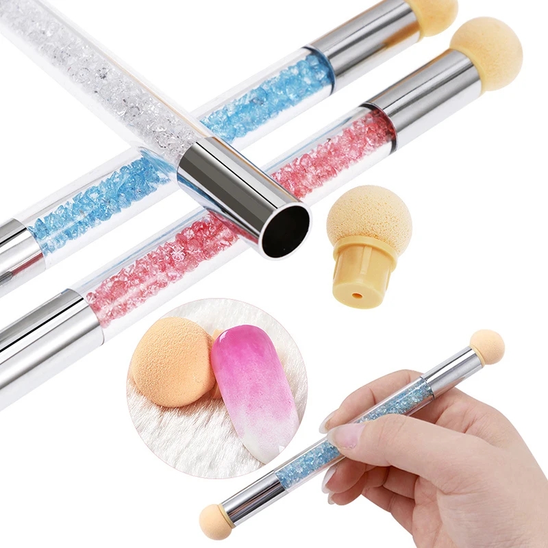 Round Sharp Head Sponge Heads  – Blush Brush Kabuki recenzja i cena