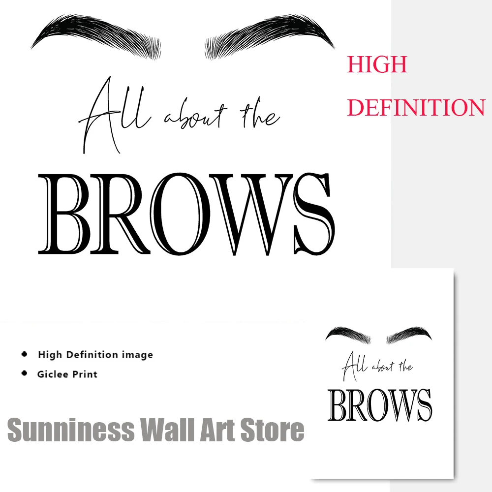 Fashion MakeUp Canvas Painting – Beauty And Makeup Quotes recenzja i cena
