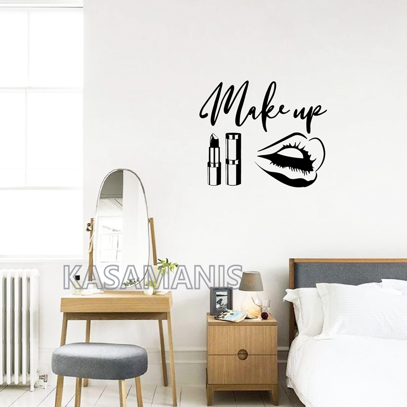 MakeUp Quote Wall Art Decals B – Beauty And Makeup Quotes recenzja i cena