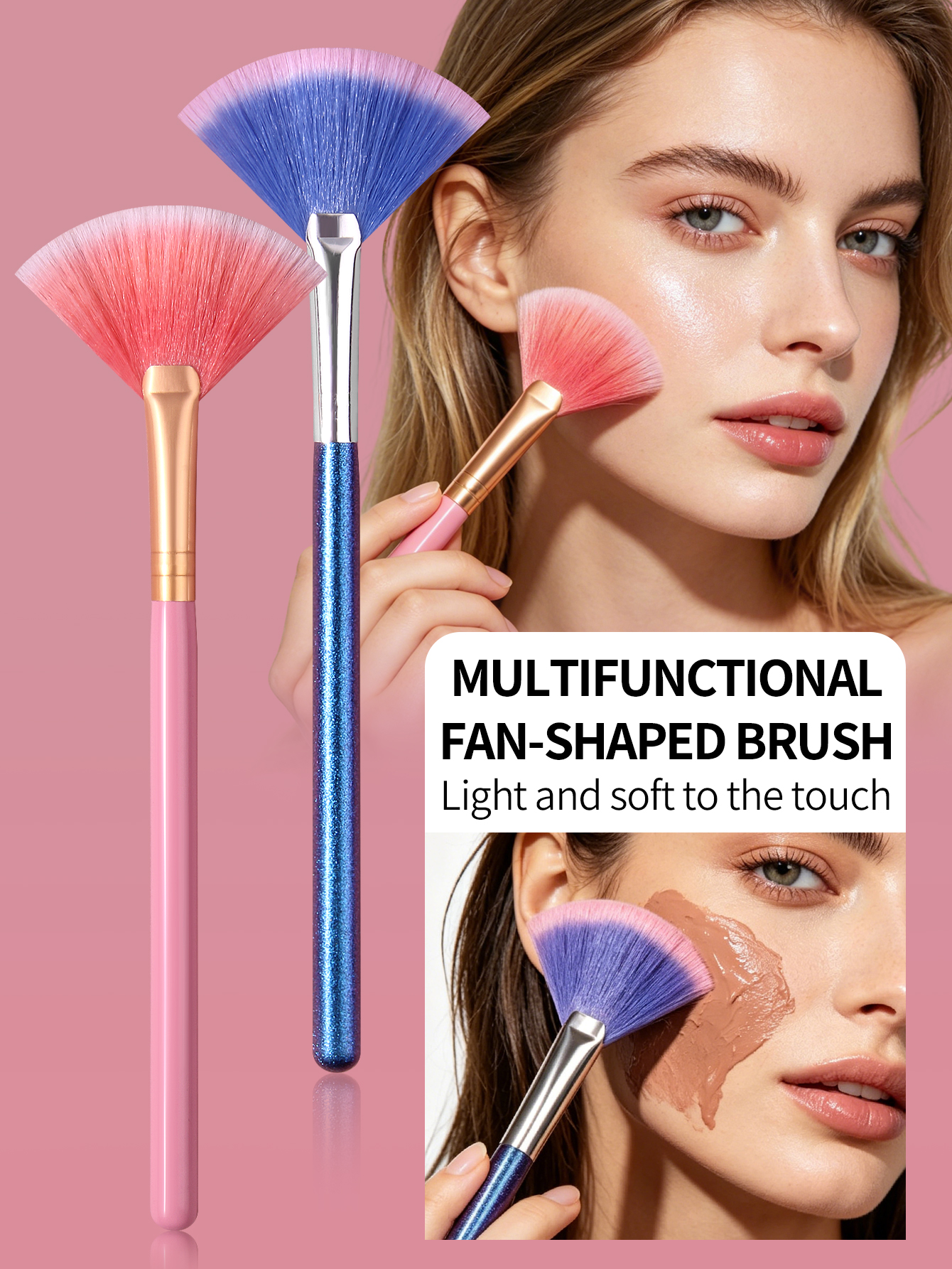 1/2pcs Fan Shaped Highlight Br – Beauty Queen Makeup recenzja i cena