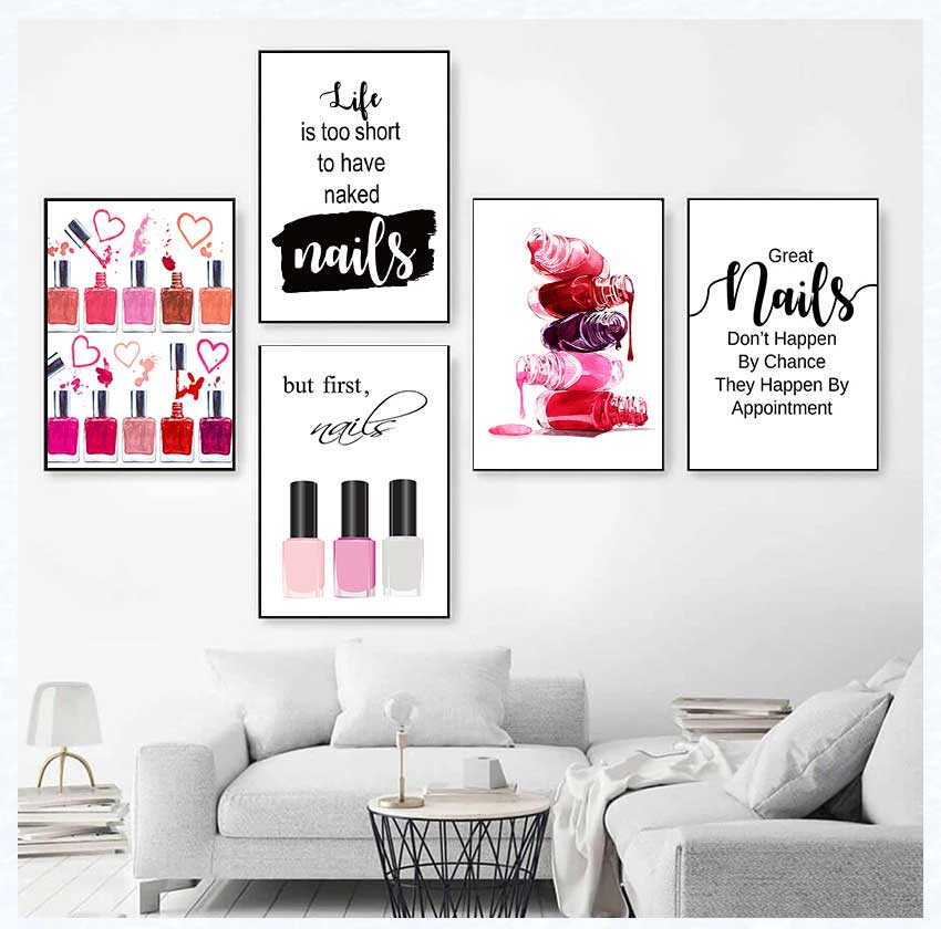 Art Posters and Prints Nail Te – Beauty And Makeup Quotes recenzja i cena